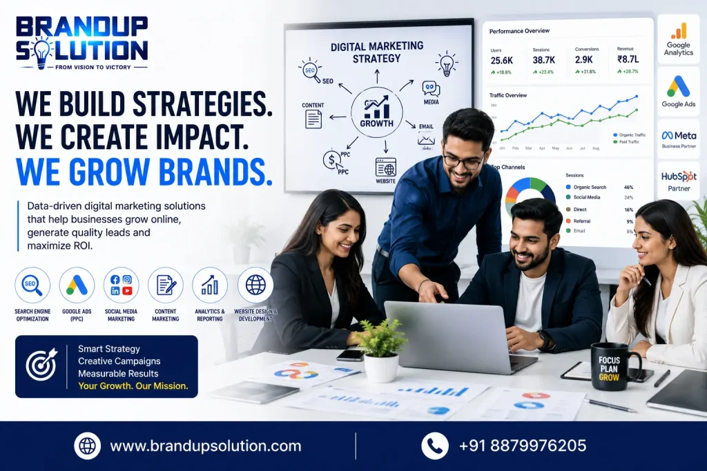Professional digital marketing agency helping businesses grow online