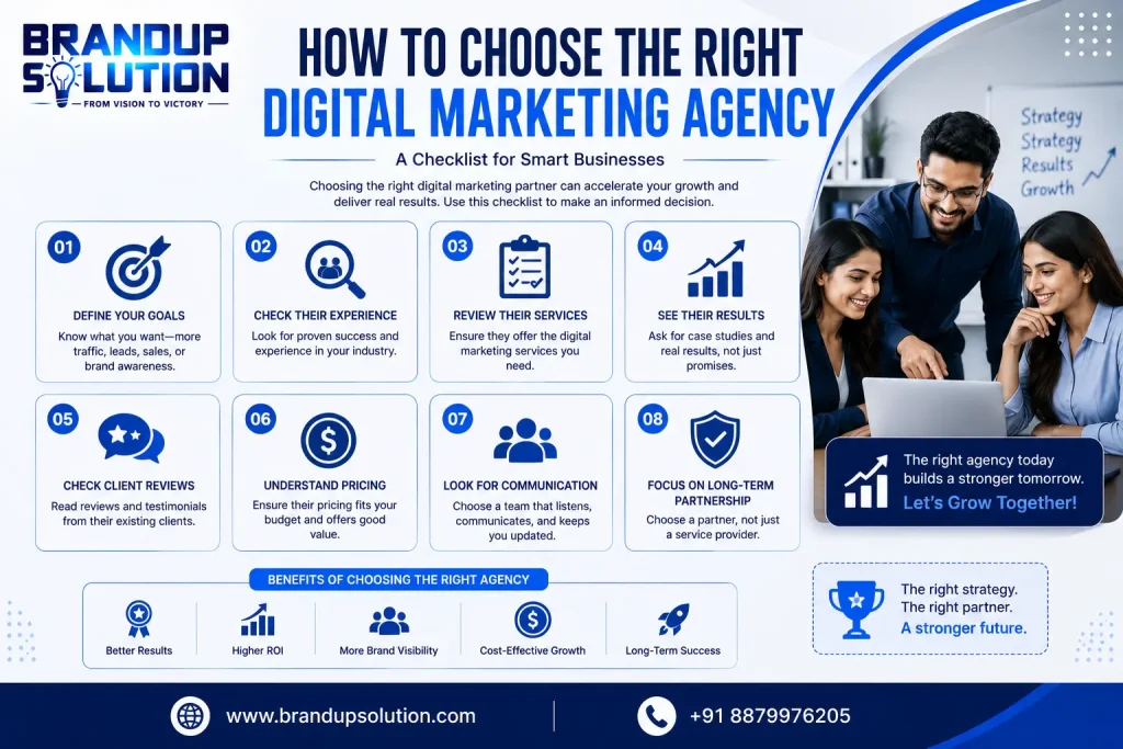 Checklist for selecting the best digital marketing agency for small businesses